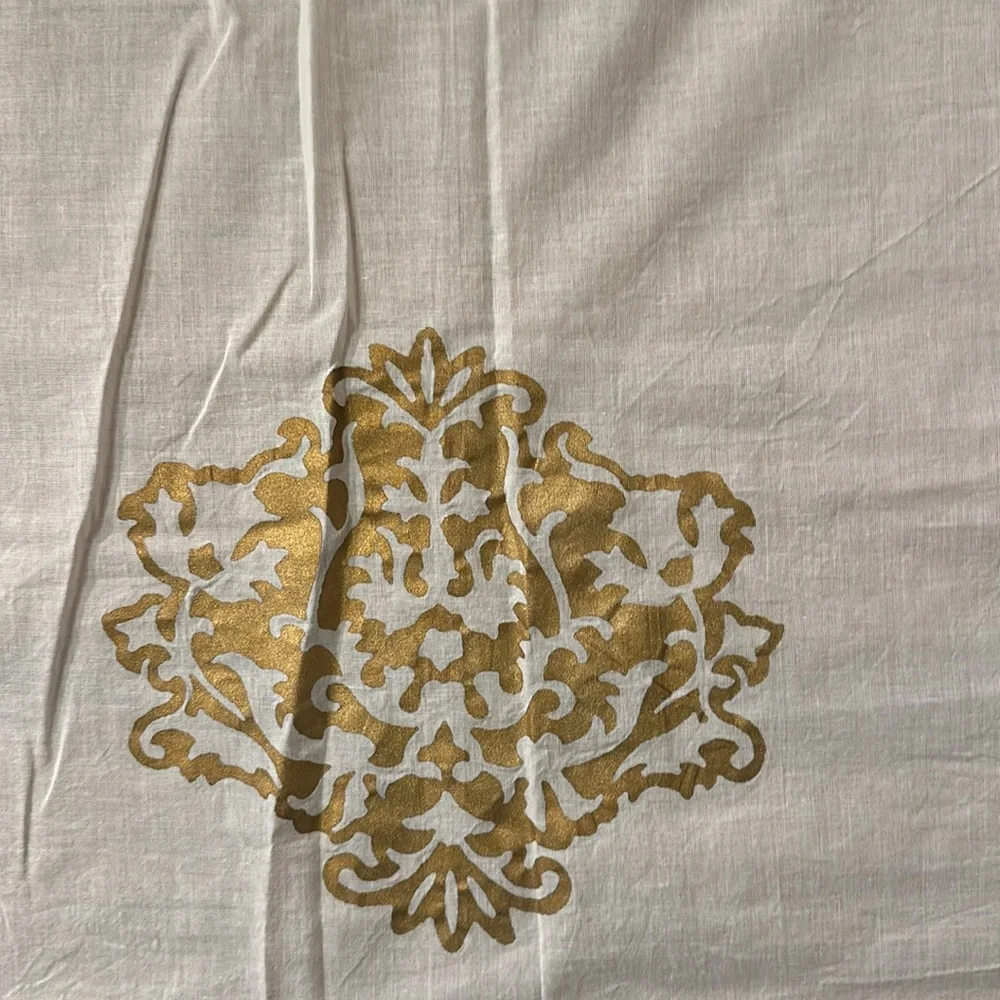 Bohemian style White cotton pair of curtains🤍🤍🤍